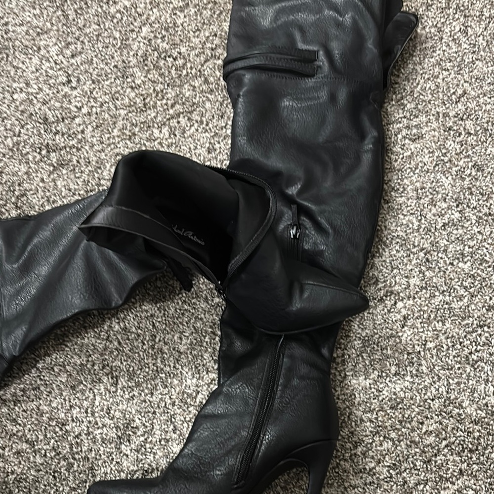 Michael Antonio Black Over the Knee Boots